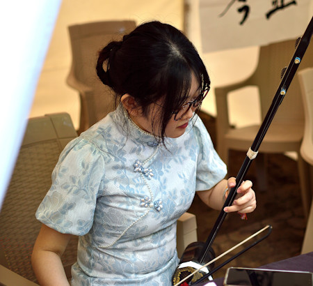 Body Part, Child, Erhu, Face, Female, Finger, Girl, Hand, Head, Musician, Person, Singer, Wood