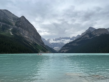 Lake, Landscape, Mountain, Mountain Range, Nature, Outdoors, Peak, Person, Scenery, Water