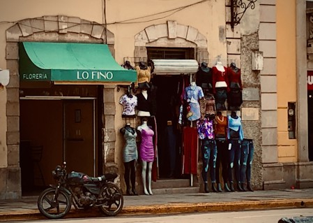 Old store in the street