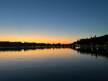 Building, Cityscape, Horizon, Lake, Nature, Outdoors, Scenery, Sky, Urban, Water
