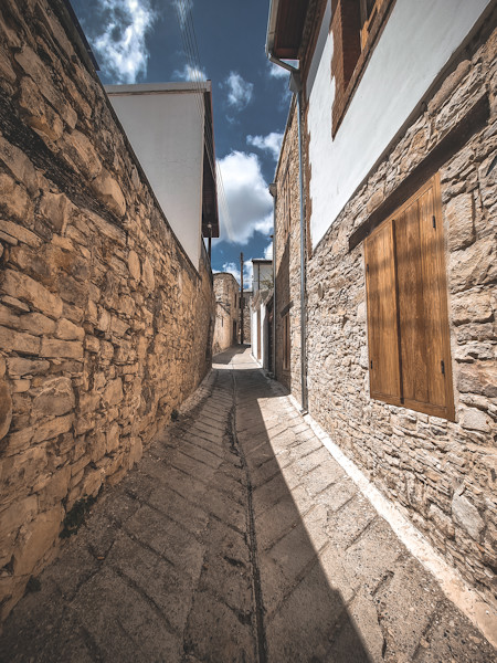 Alley, Building, City, Cobblestone, Flagstone, Path, Road, Street, Travel road traditional village Cyprus road, Urban, Walkway