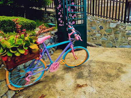 Colourful bicycle
