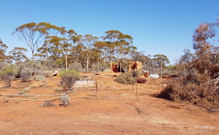 Part of what is left at Pindan Station In the Northern Goldfields of Western Australia