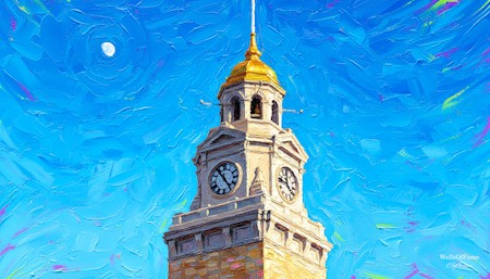 Kalgoorlie View From Hannan Street Kalgoorlie Painting 1. WallsOfFameAust