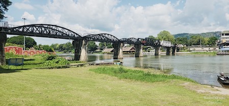 The historic bridge Kanchanaburi Thailand