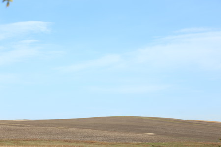 Winter Hills Near a Romanian Monastery